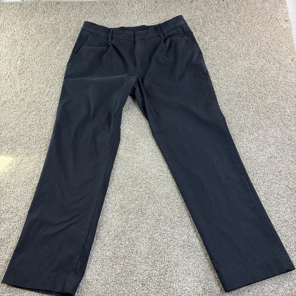Fairlane‎ Mens 32x30 Navy Pleated Flat Front Dress Pants Athletic Casual Career